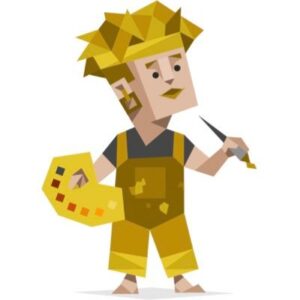 MBTI：冒険家（ISFP）のイラスト