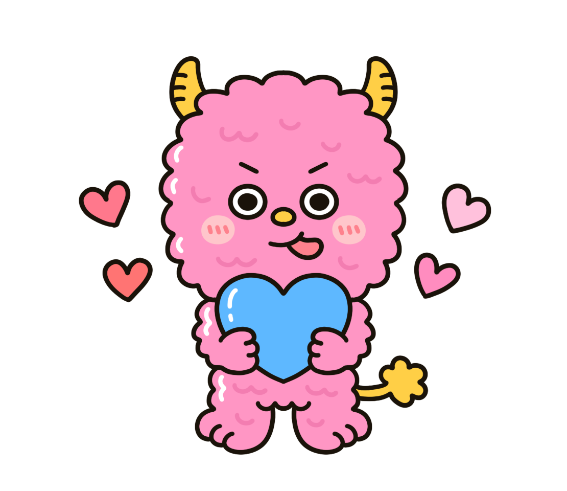 ラブタイプ診断：恋愛モンスターのイラスト