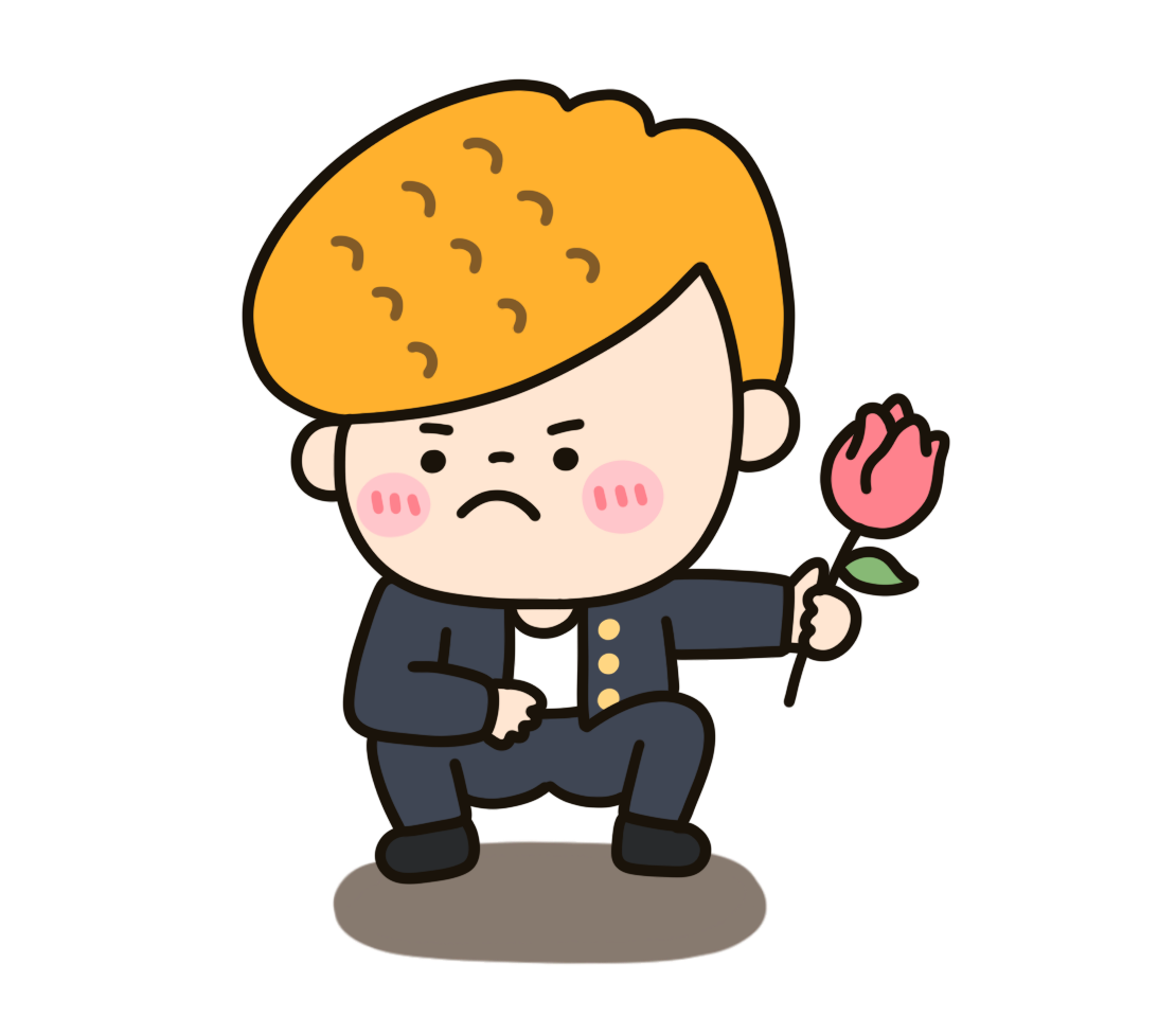 ラブタイプ診断：ツンデレヤンキーのイラスト