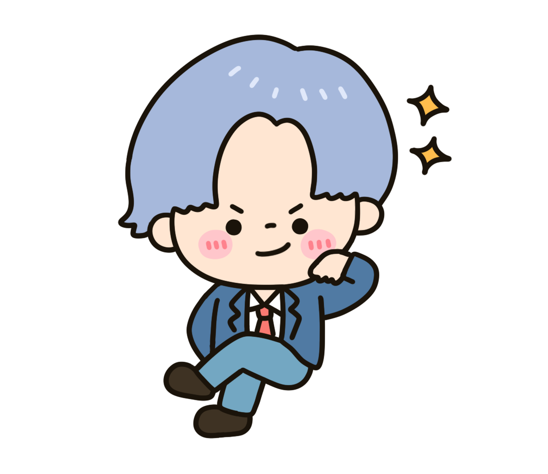 ラブタイプ診断：主役体質のイラスト