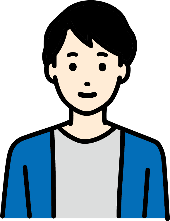 男のイラスト